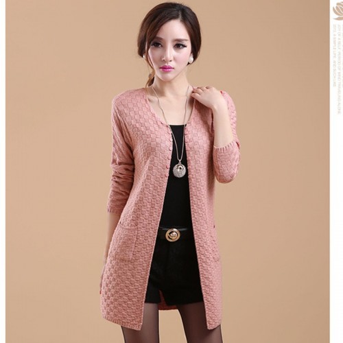 New Spring Autumn Women Casual Long Sleeve Knitted Cardigans New Thin Knitted Ladies Sweaters Fashion Cardigan